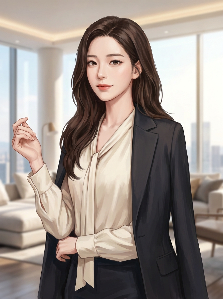 클린 반실사 페인티드풍 웹소설 표지 샘플 027
